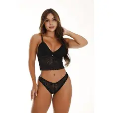 Conjunto Bela em Renda Estilo Cropped Conjunto Bela em Renda Estilo Cropped